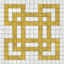 Bisazza Decori 20 С000393716 Granada Oro Giallo Мозаика 32,2x32,2 см, Италия, золото и драгоценные металлы - фото 1 - фото 1