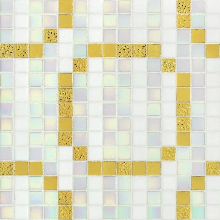 Bisazza Decori 20 С000393725 Rings Oro Giallo Mozaika 32,2x32,2 cm, Itálie, zlato a drahé kovy - fotografie 1 Bisazza Decori 20 С000393725 Rings Oro Giallo Mozaika 32,2x32,2 cm, Itálie, zlato a drahé kovy - fotografie 1