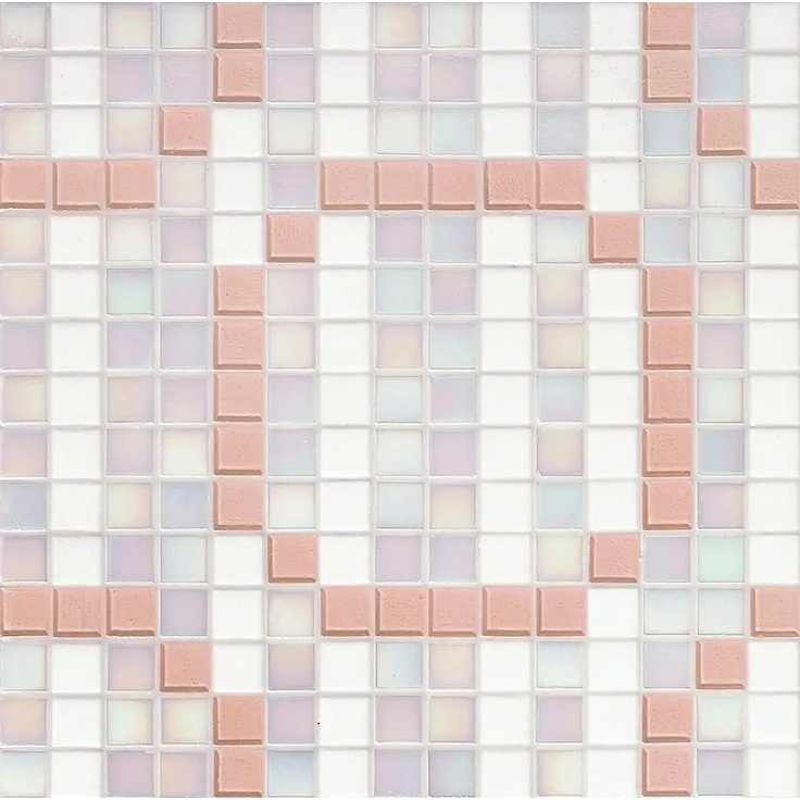 Bisazza Decori 20 С000393722 Rings New Pink Mosaic 32,2x32,2 cm, Italy, pearl-look - photo 1 Bisazza Decori 20 С000393722 Rings New Pink Mosaic 32,2x32,2 cm, Italy, pearl-look - photo 1
