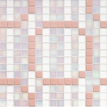 Bisazza Decori 20 06001884VL Rings New Pink Mosaico 32,2x32,2 cm, Itália - foto 1 - foto 1