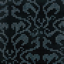 Bisazza Decori 20 06004242VL Damasco Black Mosaico 97x97 cm, Itália - foto 1 - foto 1