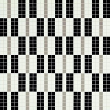 Bisazza Decori 20 06004248VL Alternance Noire Blanc Mosaico 64,7x64,7 cm, Itália - foto 1 - foto 1