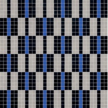 Bisazza Decori 20 06004249VL Alternance Bleue Mosaico 64,7x64,7 cm, Itália - foto 1 - foto 1