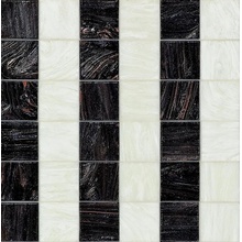 Bisazza Decori 50 С000456408 Rayures Noires Mosaico 30,8x30,8 cm, Itália - foto 1 - foto 1