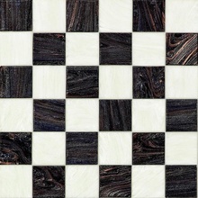 Bisazza Decori 50 06004579SL Checkmate Black Mozaïek 30,8x30,8 cm, Italië - foto 1 - foto 1
