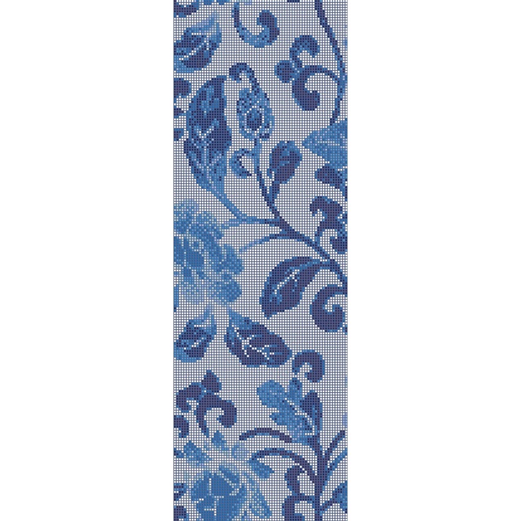 Bisazza Decori Opus Romano С000418474 Summer Flowers Blue B Mosaic 87,9x263,7 cm, Italy - photo 1 Bisazza Decori Opus Romano С000418474 Summer Flowers Blue B Mosaic 87,9x263,7 cm, Italy - photo 1