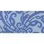 Bisazza Decori Opus Romano С000052223 Embroidery Blue Mosaic 58,6x117,2 cm, Italy - photo 1