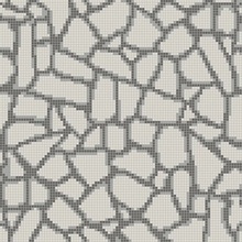 Bisazza Decori Opus Romano С000418469 Fragment Grey Mozaikk 117,2x117,2 cm, Italia - foto 1 - foto 1