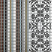 Bisazza Decori Opus Romano С000052221 Wallpaper Grey Mozaikk 87,9x87,9 cm, Italia - foto 1 - foto 1