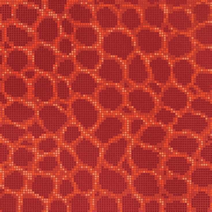 Bisazza Decori Opus Romano С000052213 Crocodile Red Mozaika 117,2x117,2 cm, Itálie, pod kůži - fotografie 1 Bisazza Decori Opus Romano С000052213 Crocodile Red Mozaika 117,2x117,2 cm, Itálie, pod kůži - fotografie 1