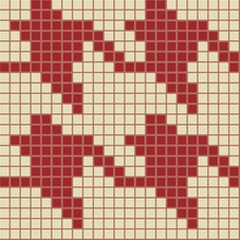 Bisazza Decori Opus Romano С000052199 Pied De Poule Rosso Mozaikk 29,3x29,3 cm, Italia - foto 1 - foto 1