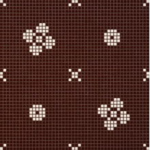 Bisazza Decori Opus Romano 06004519SL Catina Marrone Mosaico 58,6x58,6 cm, Italia - foto 1 - foto 1