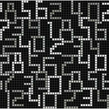 Bisazza Decori Opus Romano 06004528SL Data Black Mosaico 58,6x58,6 cm, Italia - foto 1 - foto 1