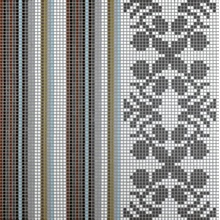 Bisazza Decori Opus Romano 06004557SL Wallpaper Grey Mosaico 87,9x87,9 cm, Italia - foto 1 - foto 1