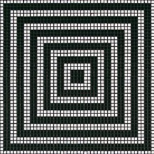 Bisazza Decori Opus Romano 06004559SL Wenge Nero Mosaico 29,3x29,3 cm, Italia - foto 1 - foto 1