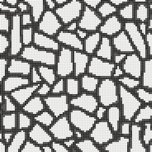 Bisazza Decori Opus Romano 06004587SL Fragment Black Mosaico 117,2x117,2 cm, Italia - foto 1 - foto 1