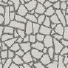 Bisazza Decori Opus Romano 06004590SL Fragment Grey Mosaico 117,2x117,2 cm, Italia - foto 1 - foto 1