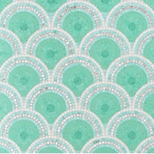 Bisazza Decori Tecnica Artistica С000393118 Loop Green Mozaika 20,6x20,8 cm, Itálie - fotografie 1 - foto 1