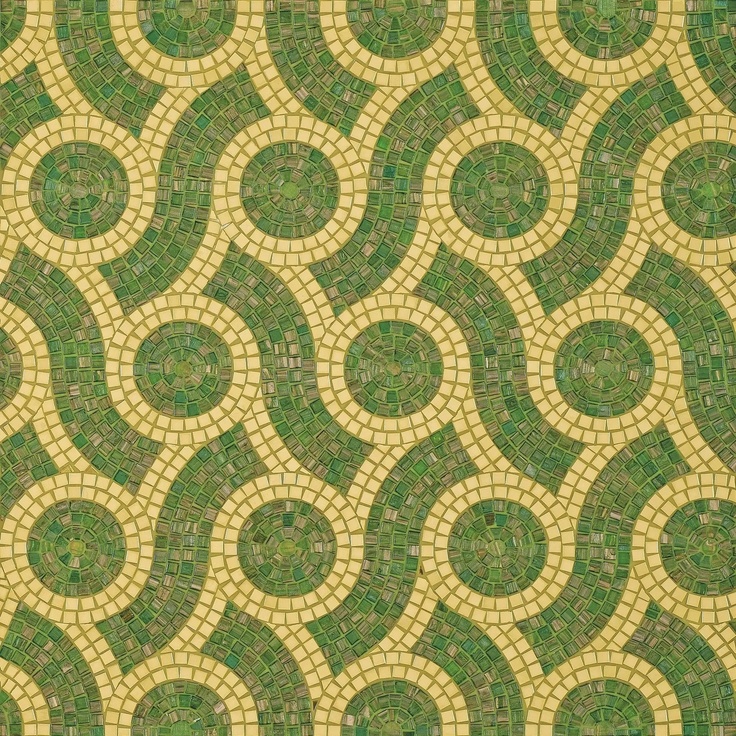 Bisazza Decori Tecnica Artistica С000393779 Plait Green Mosaic 20,5x23 cm, Italy - photo 1 Bisazza Decori Tecnica Artistica С000393779 Plait Green Mosaic 20,5x23 cm, Italy - photo 1