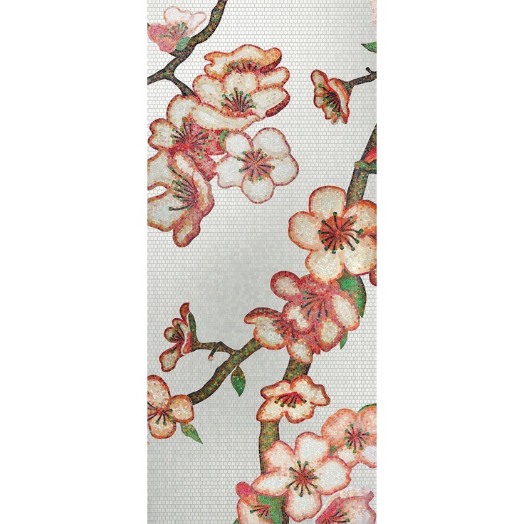 Bisazza Decori Tecnica Artistica С000393774 Peachtree Oro Bianco C Mosaic 129,1x290,5 cm, Italy, gold and precious metals - photo 1 Bisazza Decori Tecnica Artistica С000393774 Peachtree Oro Bianco C Mosaic 129,1x290,5 cm, Italy, gold and precious metals - photo 1