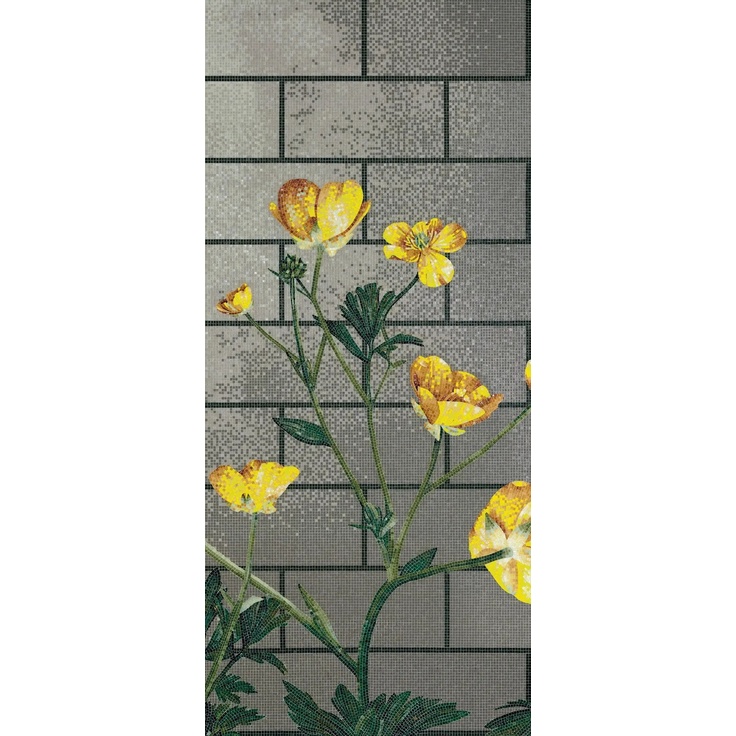 Bisazza Decori Tecnica Artistica С000393781 Ranunculus B Mozaika 129,1x290,5 cm, Itálie - fotografie 1 Bisazza Decori Tecnica Artistica С000393781 Ranunculus B Mozaika 129,1x290,5 cm, Itálie - fotografie 1