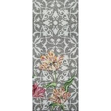Bisazza Decori Tecnica Artistica С000393791 Tulips Grey D Mozaika 120,5x290,5 cm, Itálie - fotografie 1 - foto 1