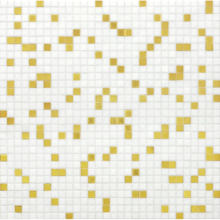 Bisazza Miscele 10 С000052040 Prince white Mozaik 32,2x32,2 cm, Italien, guld og ædelmetaller - foto 1 Bisazza Miscele 10 С000052040 Prince white Mozaik 32,2x32,2 cm, Italien, guld og ædelmetaller - foto 1