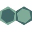 Bisazza Navone С000281234 On/Off Teal_E_23*23 Carreau de sol 23x23 cm, Italie - photo 1