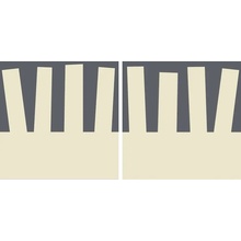 Bisazza Navone С000376162 Fringe White_Q_20*20 Sisustus 20x20 cm, Italia - kuva 1 - kuva 1