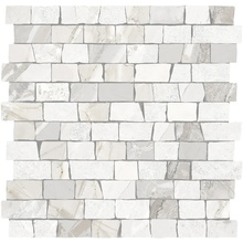 Bottega Blend С000609369 B71442_BlendStoneBrickWhiteLapp/Matt30*30 Mozaik 30x30 cm, Italien, andre stenarter - foto 1 - foto 1