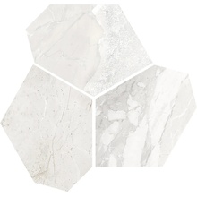 Bottega Blend С000609365 B71438_BlendEggsWhiteLapp/Matt29,7*28,3 Mozaik 28,3x29,7 cm, Italien, andre stenarter - foto 1 - foto 1