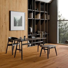 Bottega Feelwood 7,5x40,7, geglazuurd keramisch graniet, Italië, hout - interieurfoto 1 - foto 2