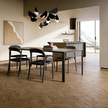 Bottega Feelwood 7,5x40,7, geglazuurd keramisch graniet, Italië, hout - interieurfoto 1 - foto 4