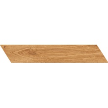 Bottega Feelwood B71014 Cognac Chevron keramisch graniet 7,5x40,7 cm, Italië, houtlook - foto 1 - foto 1