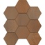 Bottega Legame С000597165 B71345_LegameMosHexaCorten25,2*29,2 Mozaika 25,2x29,2 cm, Itálie, kov - fotografie 1