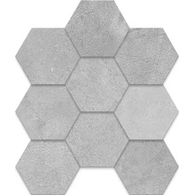 Bottega Legame С000597166 B71346_LegameMosHexaGrey25,2*29,2 Mosaico 25,2x29,2 cm, Itália, outros tipos de pedra - foto 1 - foto 1