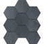 Bottega Legame С000597167 B71347_LegameMosHexaLead25,2*29,2 Mosaic 25,2x29,2 cm, Italy, metal look - photo 1