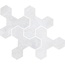 Bottega Legame С000597176 B71356_LegameMosPinwheelWhite25,2*29,2 Mozaik 25,2x29,2 cm, Italien, andre stenarter - foto 1