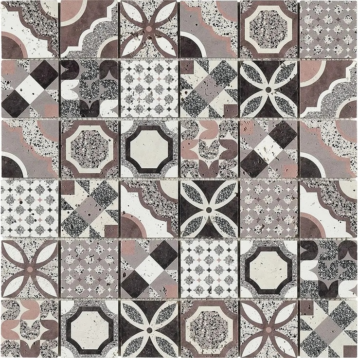 Boxer Cementina Terrazzo С000532160 0480/TRZ38_Terrazzo New 30x30 Mosaic 30x30 cm, Italy, hydraulic tile imitation - photo 1 Boxer Cementina Terrazzo С000532160 0480/TRZ38_Terrazzo New 30x30 Mosaic 30x30 cm, Italy, hydraulic tile imitation - photo 1