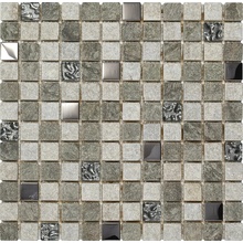 Boxer Chamonix С000406074 0169/CH10_Chamonix Gris 30x30 Mozaikk 30x30 cm, Italia, kvartsitt - foto 1 - foto 1