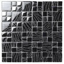 Boxer Dream С000406938 0616/DM04_Dream Black Silver 29,8x29,8 Mozaikk 29,8x29,8 cm, Italia, gull og edle metaller - foto 1 - foto 1