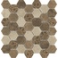 Boxer Esa Glass С000449821 0312/EGF43_Esa Glass Flor Beige 30,2x30 Mosaic 30x30,2 cm, Italy, hydraulic tile imitation - photo 1