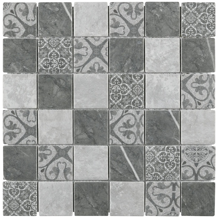 Boxer Ethnic С000410390 0406/ET38_Ethnic Grey 30x30 Mosaïque 30x30 cm, Italie, imitation de carrelage hydraulique - photo 1 Boxer Ethnic С000410390 0406/ET38_Ethnic Grey 30x30 Mosaïque 30x30 cm, Italie, imitation de carrelage hydraulique - photo 1
