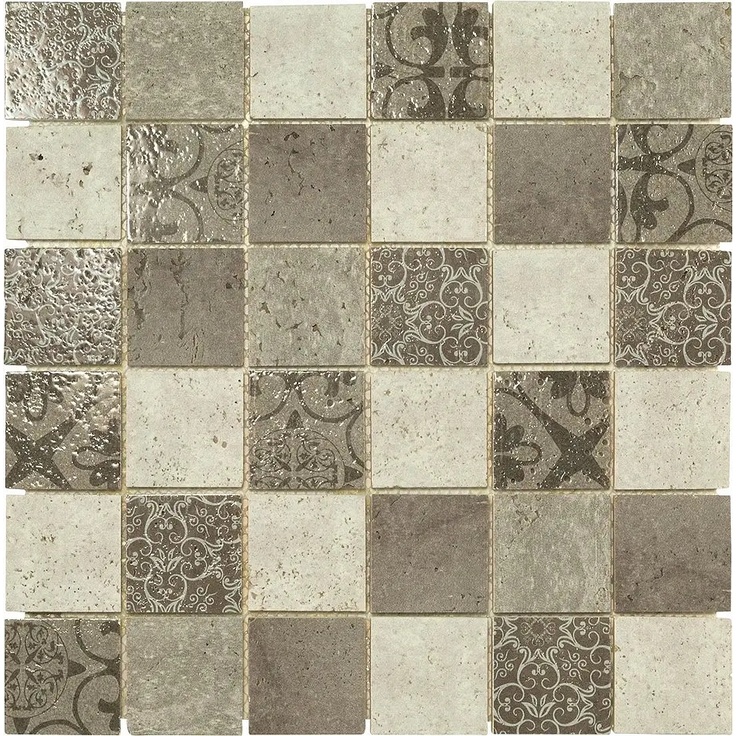 Boxer Floral С000531473 0289/FLR43_Floral Beige 30x30 Mosaic 30x30 cm, Italy - photo 1 Boxer Floral С000531473 0289/FLR43_Floral Beige 30x30 Mosaic 30x30 cm, Italy - photo 1