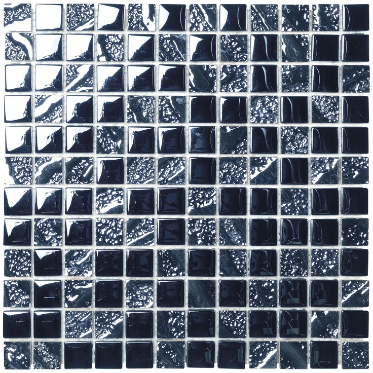Boxer Florida С000417265 0617/FD04_Florida Black 30x30 Mosaïque 30x30 cm, Italie - photo 1 Boxer Florida С000417265 0617/FD04_Florida Black 30x30 Mosaïque 30x30 cm, Italie - photo 1