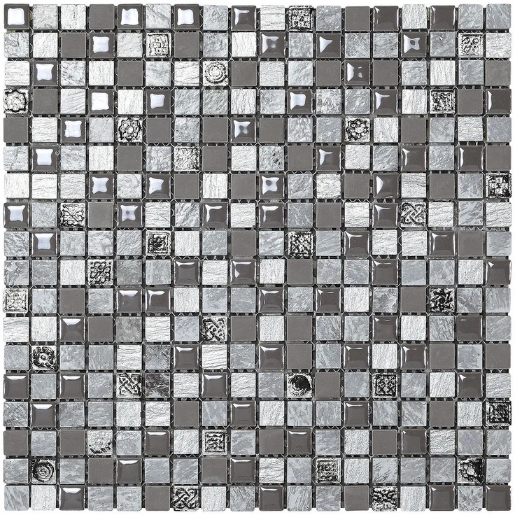 Boxer Mexical С000406060 0173/MM10_Mexical Modern Cenere 30x30 Mosaik 30x30 cm, Italien - Foto 1 Boxer Mexical С000406060 0173/MM10_Mexical Modern Cenere 30x30 Mosaik 30x30 cm, Italien - Foto 1