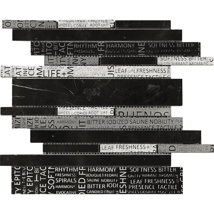Boxer Multi Words С000444826 0603/MWA_Multi Words Black 30x30 Mosaico 30x30 cm, Itália, ouro e metais preciosos - foto 1 Boxer Multi Words С000444826 0603/MWA_Multi Words Black 30x30 Mosaico 30x30 cm, Itália, ouro e metais preciosos - foto 1