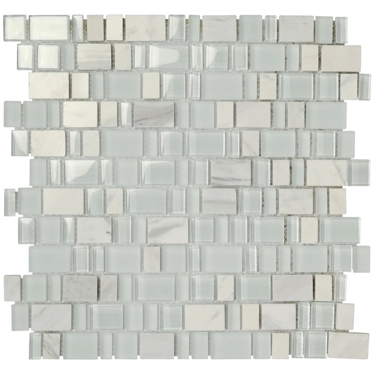 Boxer Multiglass С000406008 0215/MG03_Multiglass Bianco 30x30 Mozaik 30x30 cm, Italien - foto 1 Boxer Multiglass С000406008 0215/MG03_Multiglass Bianco 30x30 Mozaik 30x30 cm, Italien - foto 1
