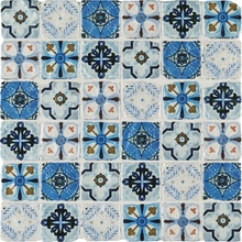 Boxer Naples С000473939 0283/NPS07_Naples Sky 30x30 Mozaika 30x30 cm, Włochy, imitacja płytek hydraulicznych - zdjęcie 1 - zdjęcie 1