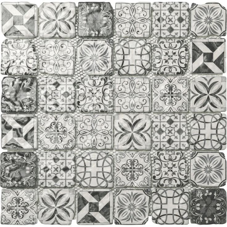 Boxer Retro С000423513 0409/RT39-5_Retro Greige/5 30x30 Mosaic 30x30 cm, Italy, hydraulic tile imitation - photo 1 Boxer Retro С000423513 0409/RT39-5_Retro Greige/5 30x30 Mosaic 30x30 cm, Italy, hydraulic tile imitation - photo 1